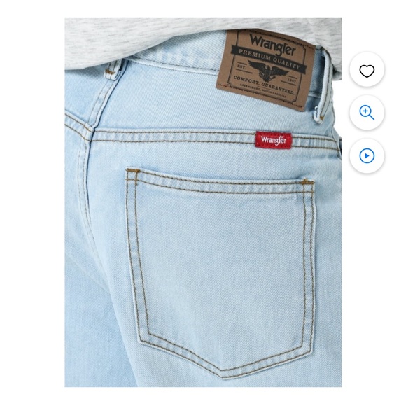 Wrangler adjustable waist Loose Fit Jean, light wash blue Sizes 14 Regular - Picture 4 of 12